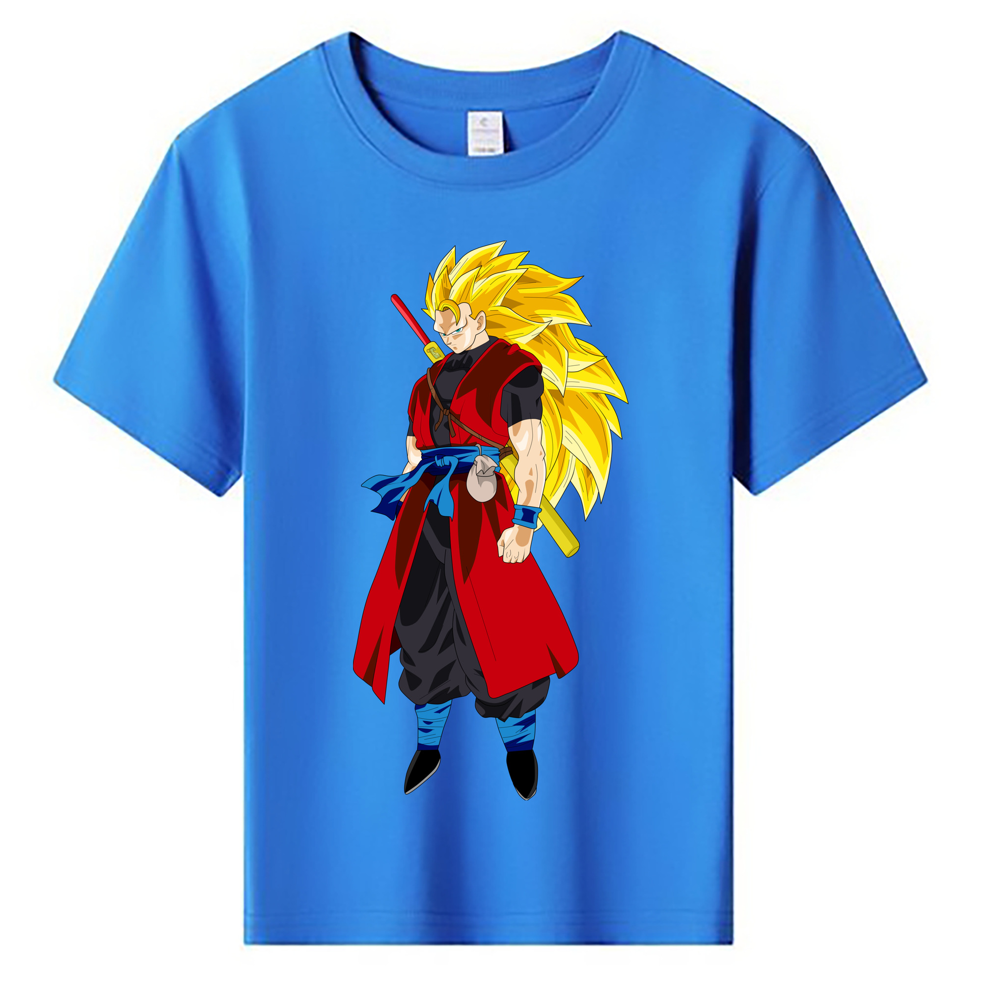 （画像用） ドラゴンボール トランクス（Torankusu）DRAGON BALL Trunks 綿100％キッズTシャツ（フロントプリント）